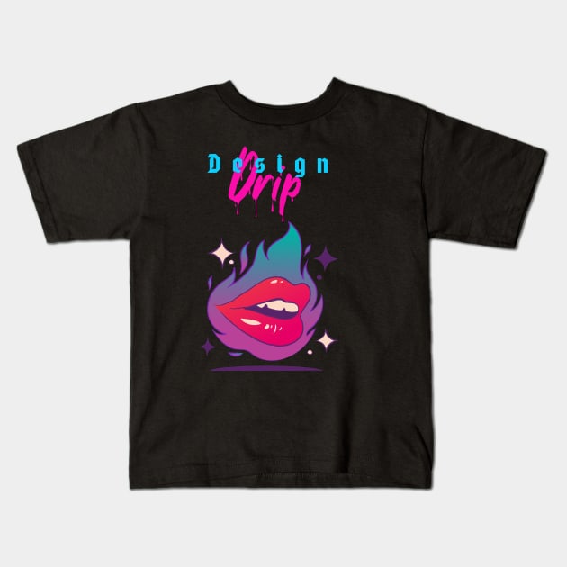 Design Drip Kids T-Shirt by DesignDrip1